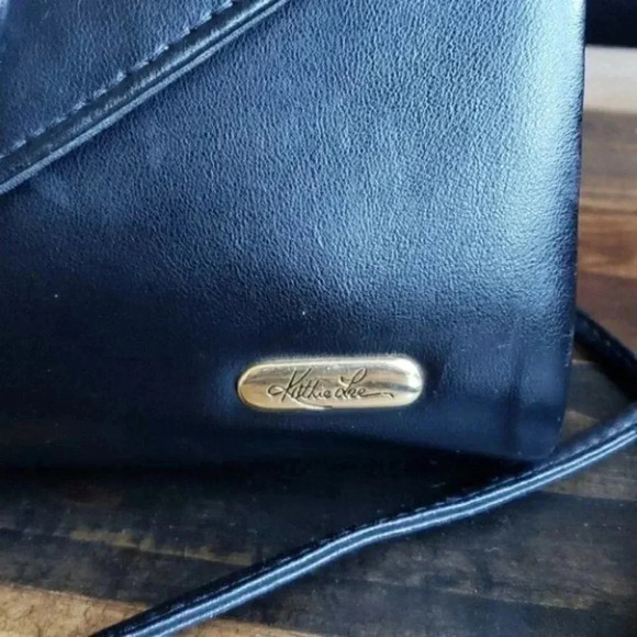Vintage Black Kathie Lee Clutch Purse - Picture 4 of 16